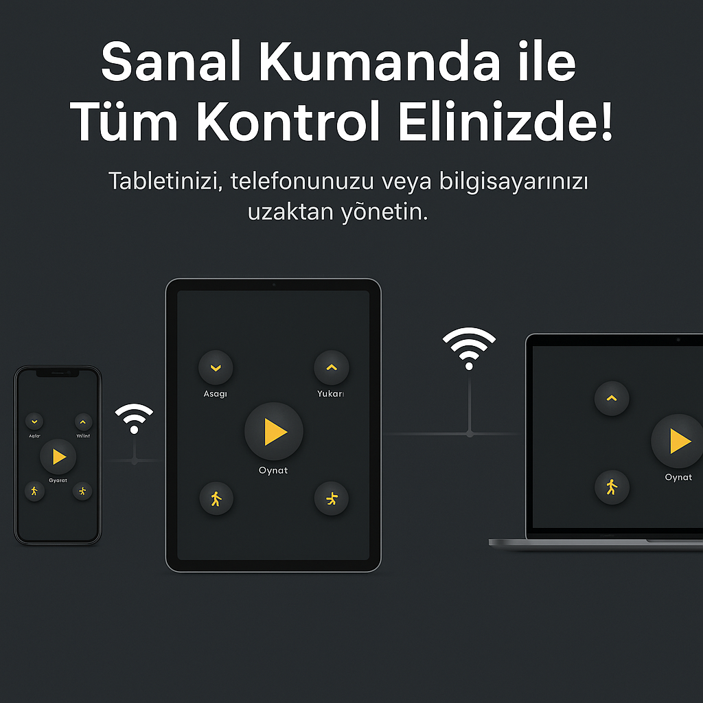 Pratic Prompter Sanal Kumanda: telefon, tablet ve bilgisayar arasında kablosuz kontrol